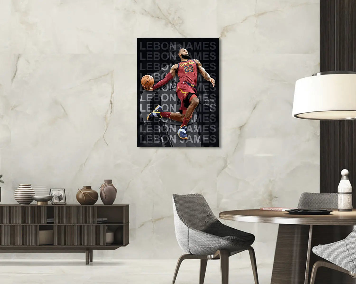 Lebron James Canvas Wall Art 