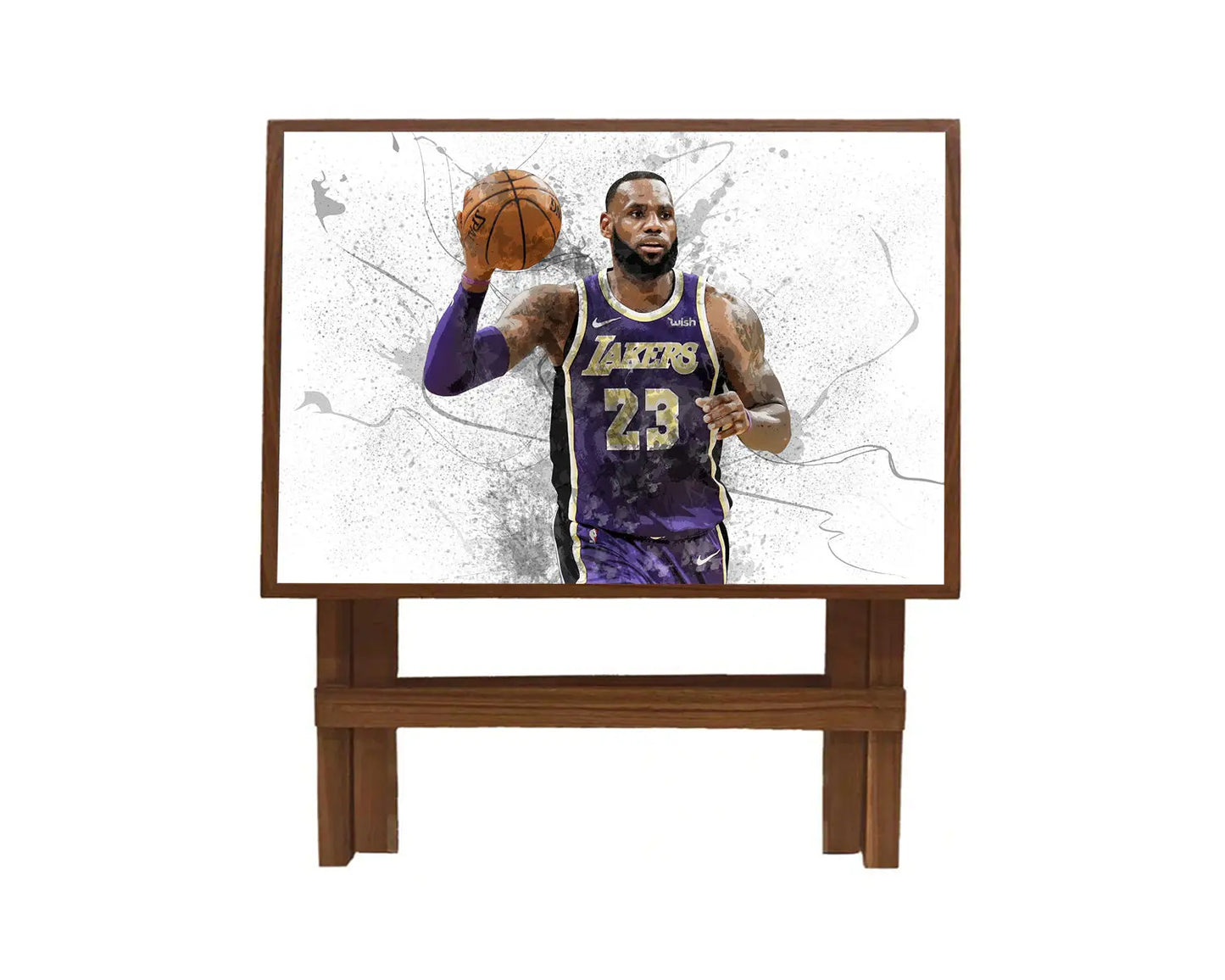 Lebron James Splash Effect Coffee and Laptop Table 
