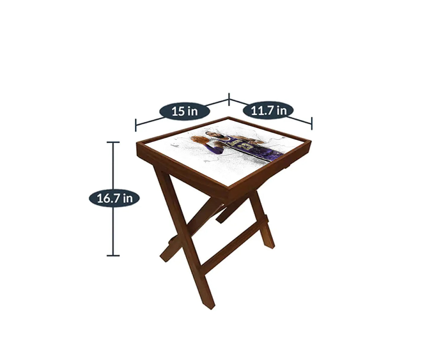Lebron James Splash Effect Coffee and Laptop Table 