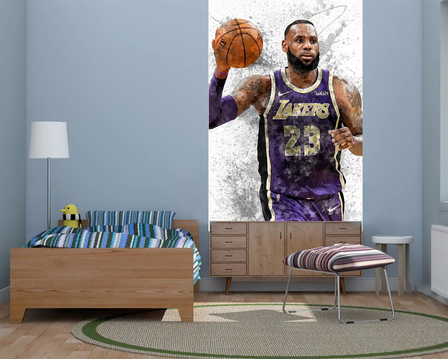 Lebron james Splash Effect Wallpaper 