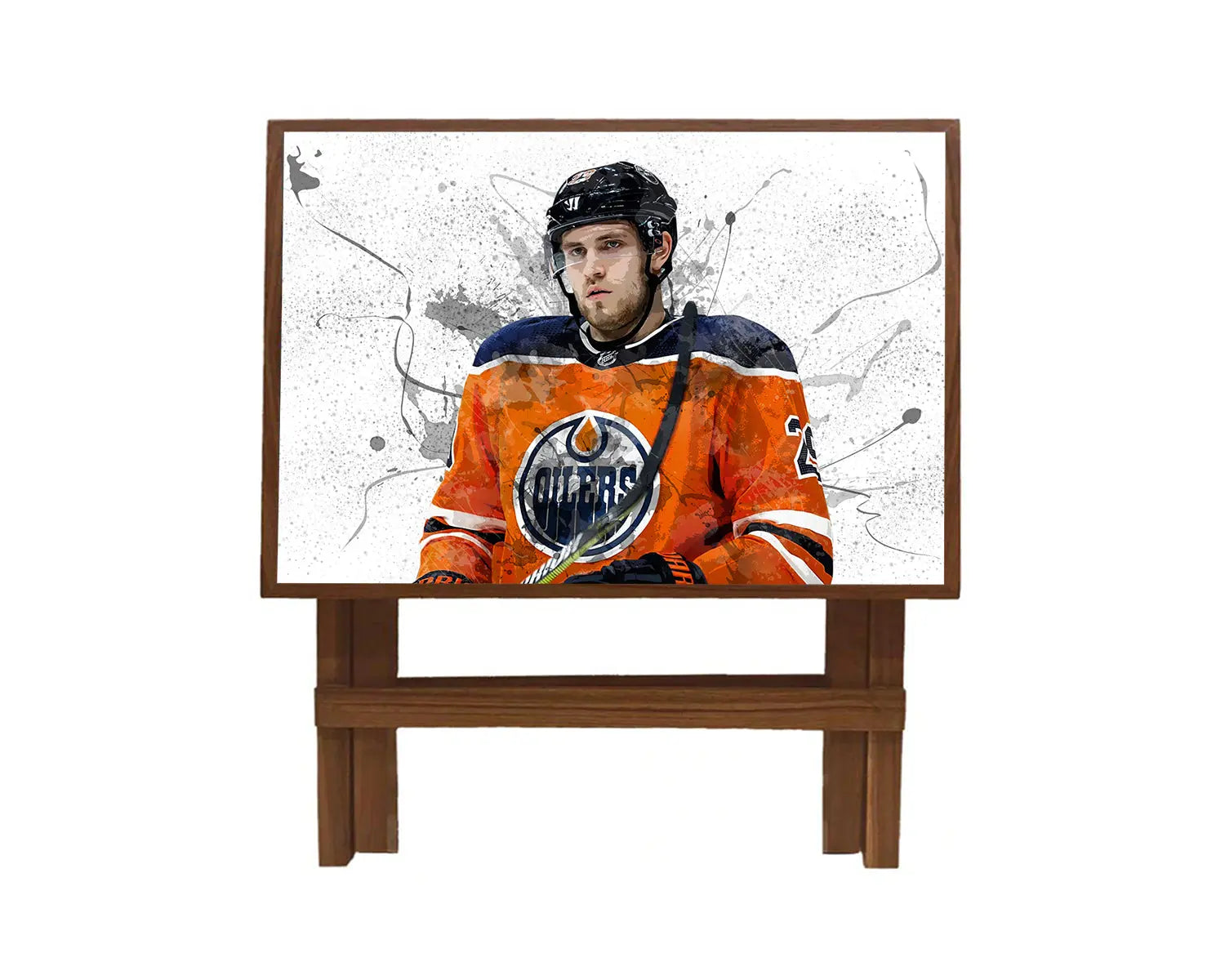Leon Draisaitl Splash Effect Coffee and Laptop Table 