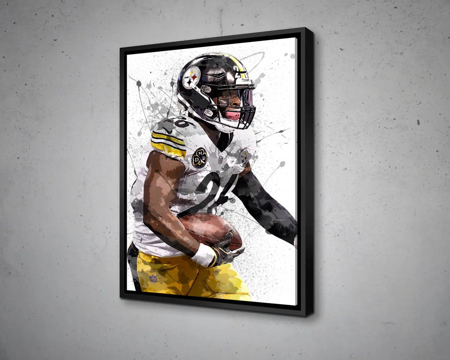 Leveon Bell Canvas Wall Art 