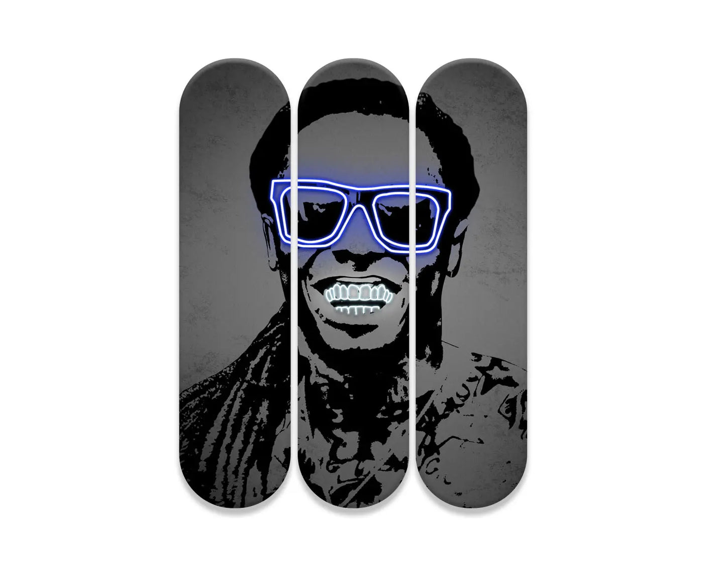 Lil Wayne Acrylic Skateboard Wall Art 