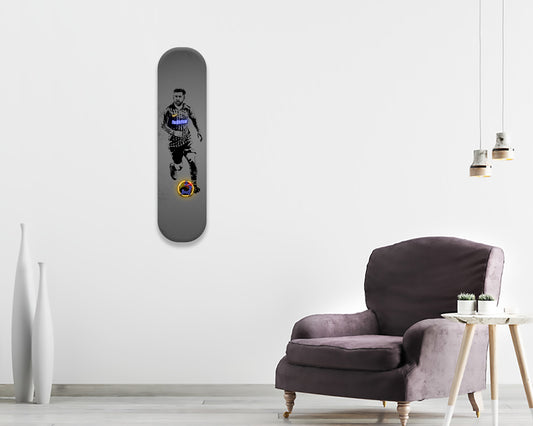 Lionel Messi Acrylic Skateboard Wall Art