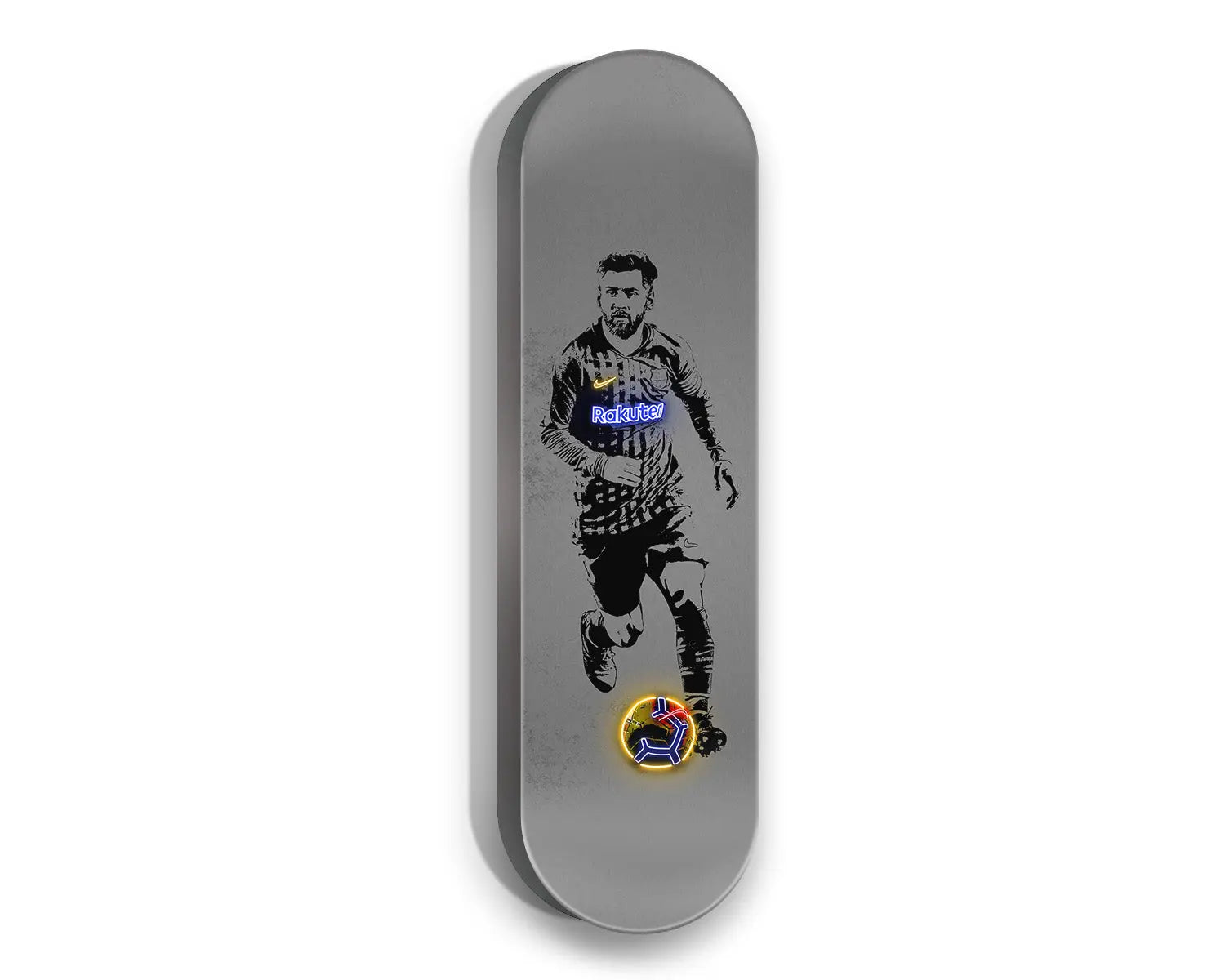 Lionel Messi Acrylic Skateboard Wall Art 