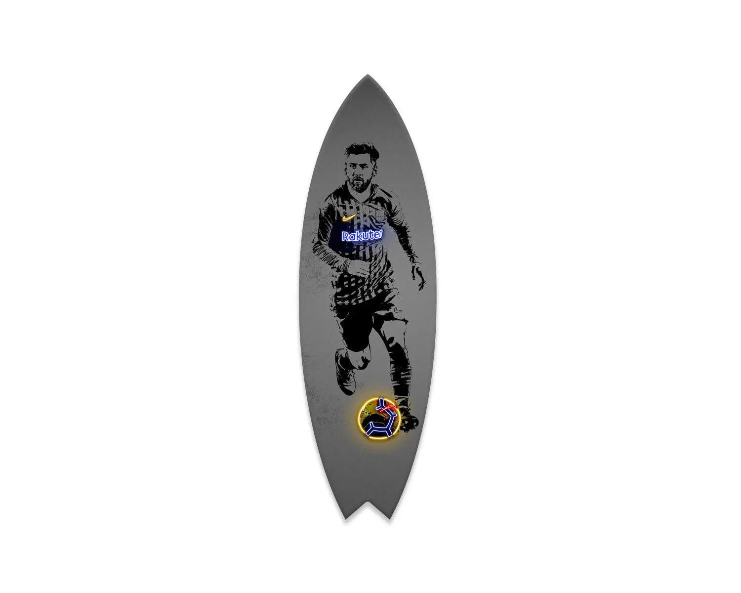 Lionel Messi Acrylic Surfboard Wall Art 