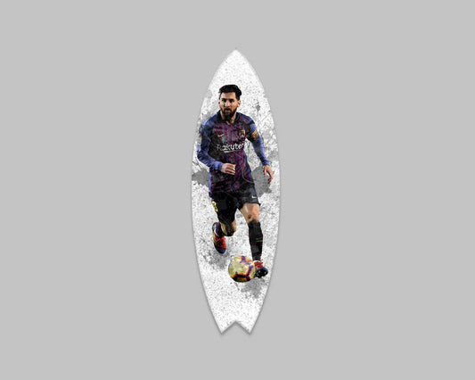 Lionel Messi Acrylic Surfboard Wall Art 