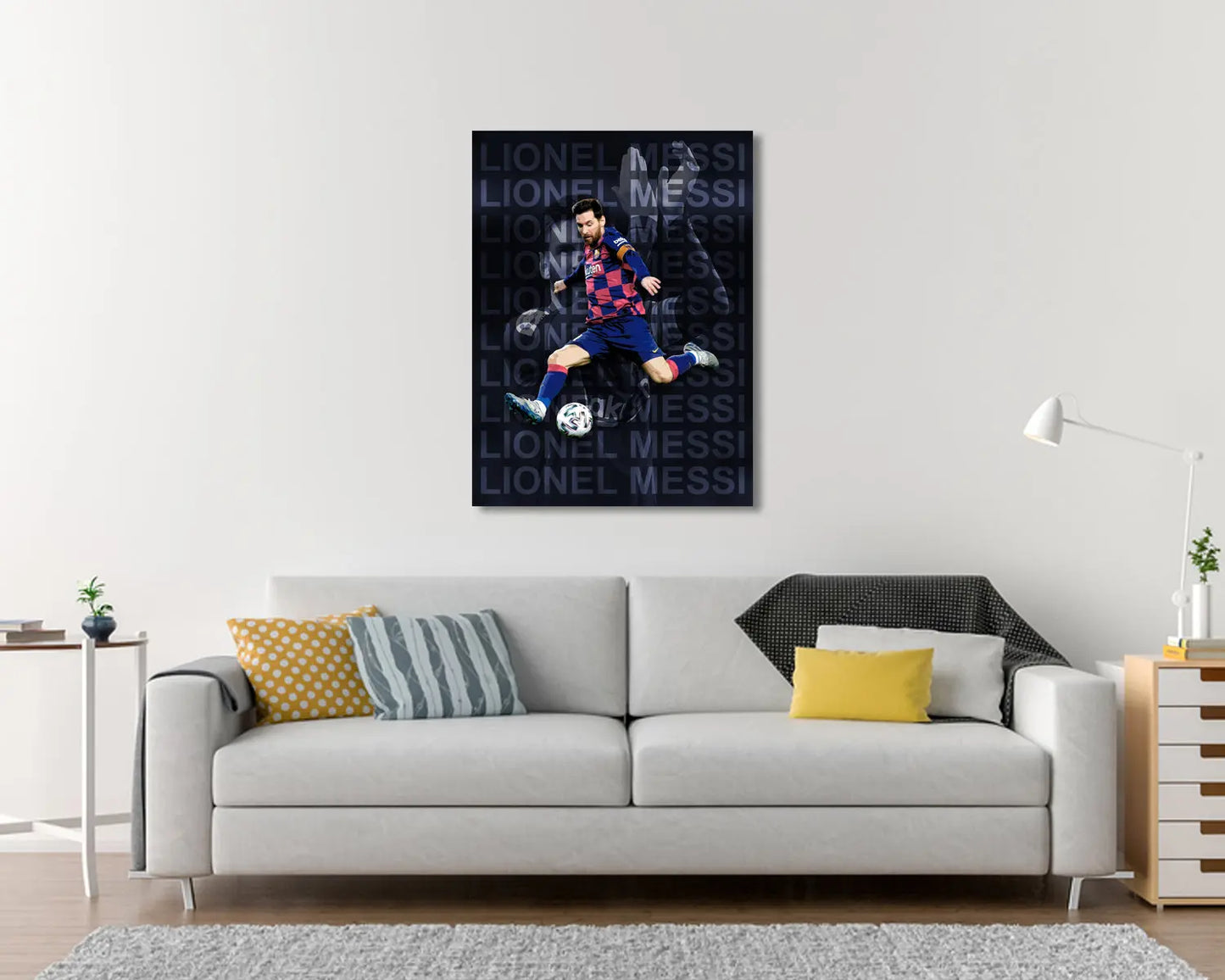 Lionel Messi Canvas Wall Art 