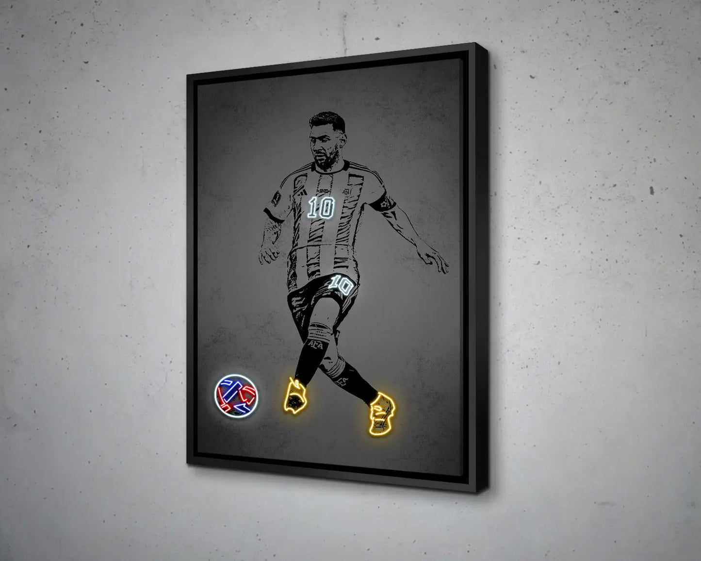 Lionel Messi Canvas Wall Art 