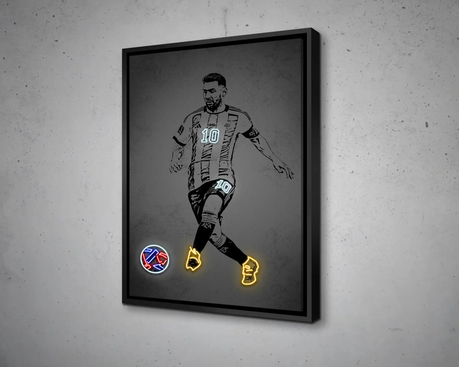 Lionel Messi Canvas Wall Art 