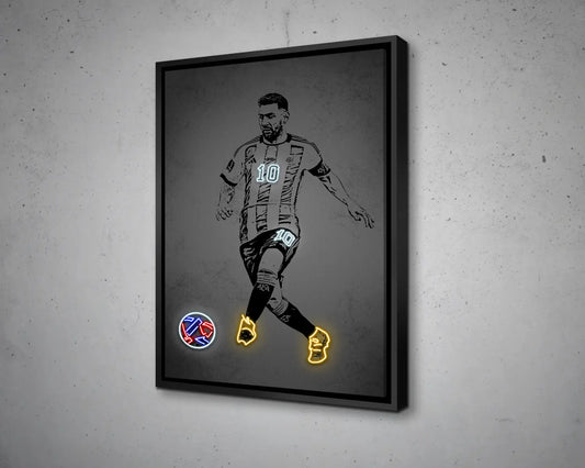 Lionel Messi Canvas Wall Art 