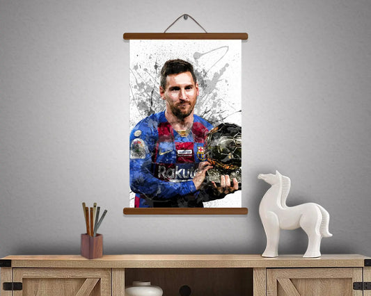 Lionel Messi Hanging Frame