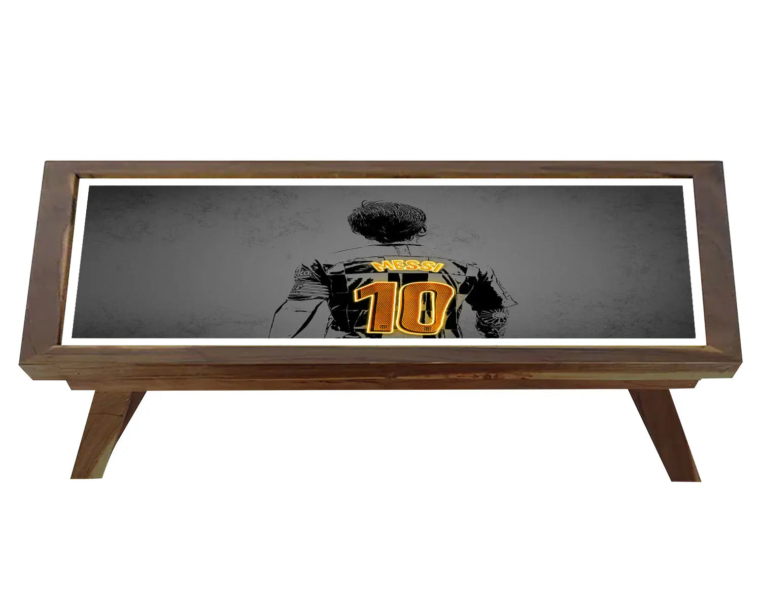 Lionel Messi Neon Effect Coffee and Laptop Table 