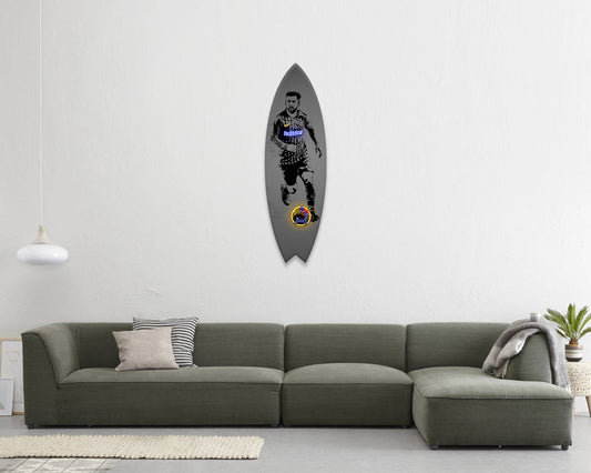 Lionel Messi Acrylic Surfboard Wall Art 