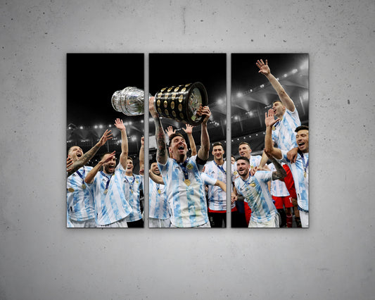 Lionel Messi Black & White Canvas Art