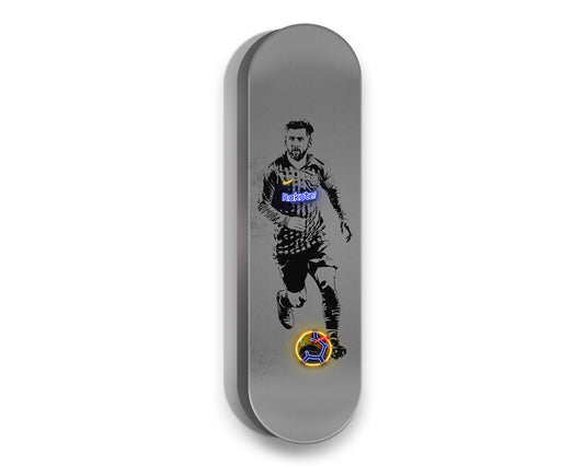 Lionel Messi Acrylic Skateboard Wall Art 