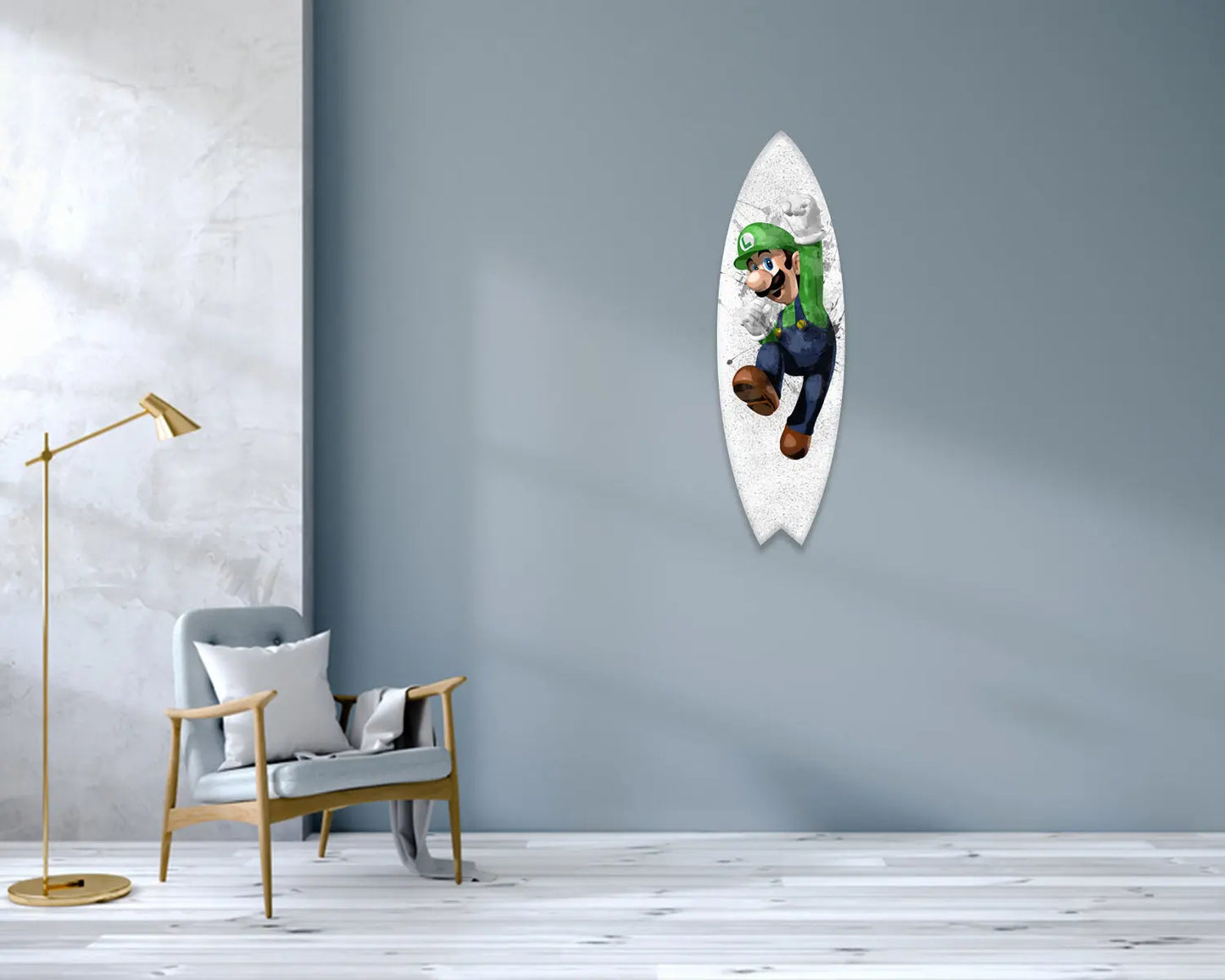 Luigi Acrylic Surfboard Wall Art 