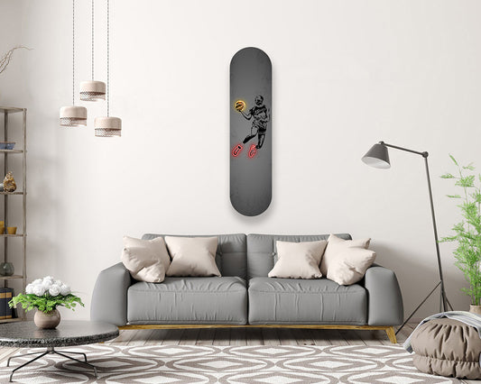 Michael Jordan Acrylic Skateboard Wall Art