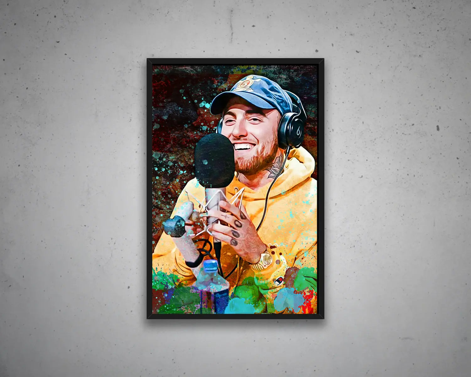 Mac Miller Multicolour Wall Art 