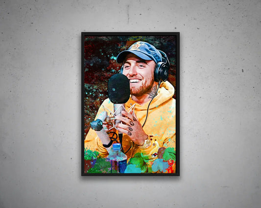 Mac Miller Multicolour Wall Art 