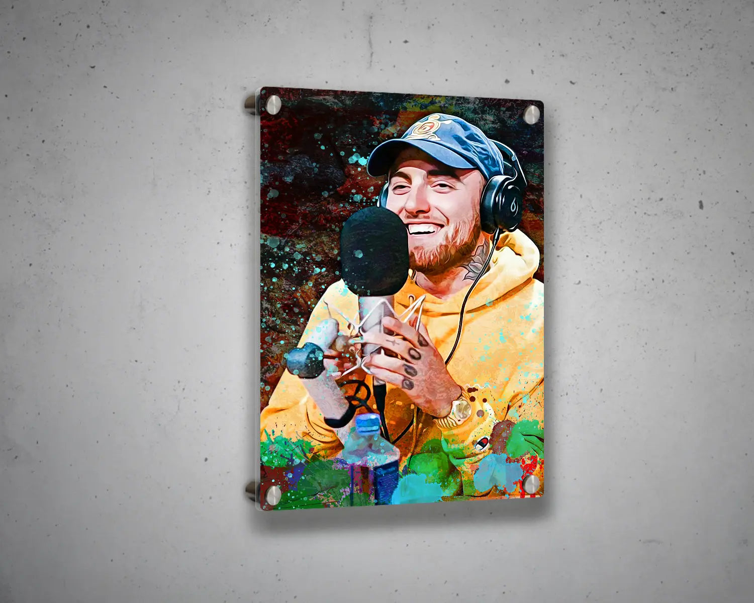 Mac Miller Multicolour Wall Art 