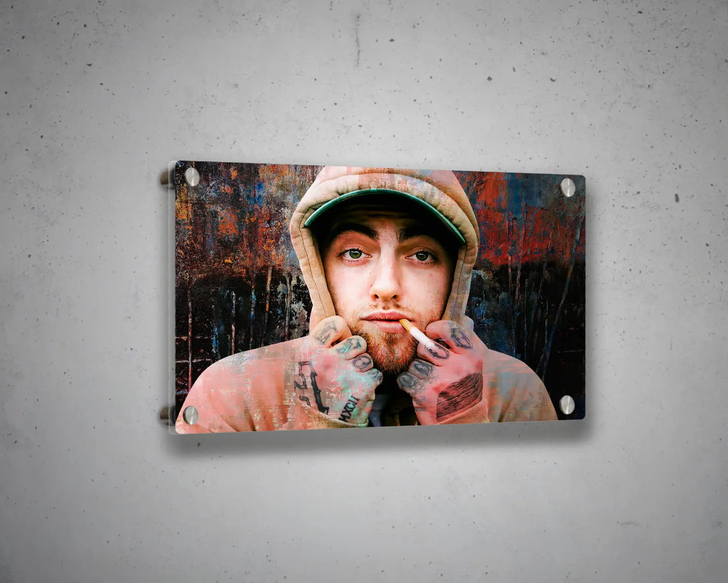 Mac Miller Multicolour Wall Art 
