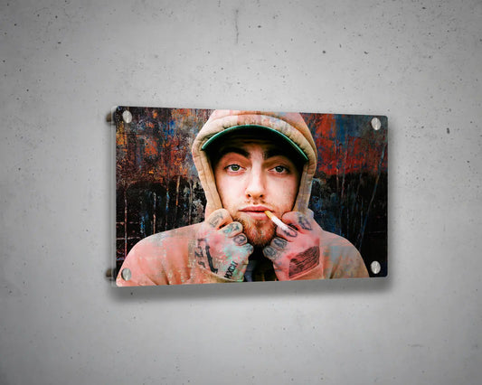 Mac Miller Multicolour Wall Art