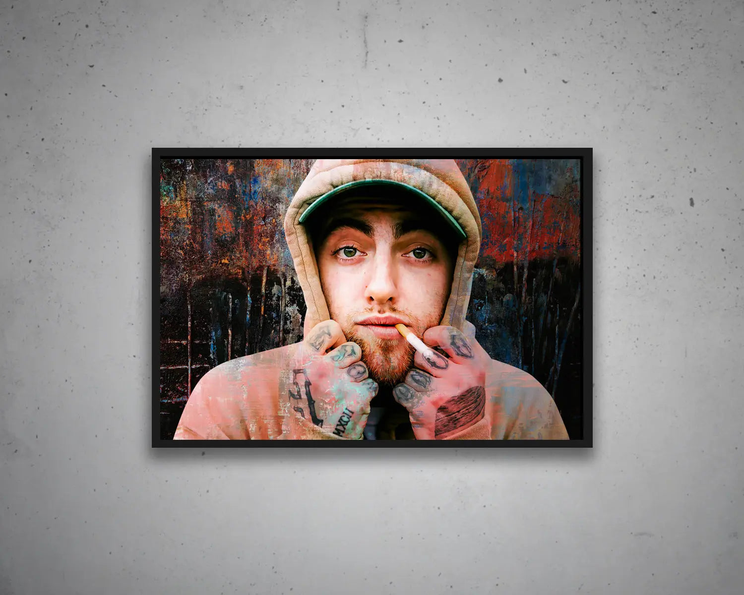 Mac Miller Multicolour Wall Art 