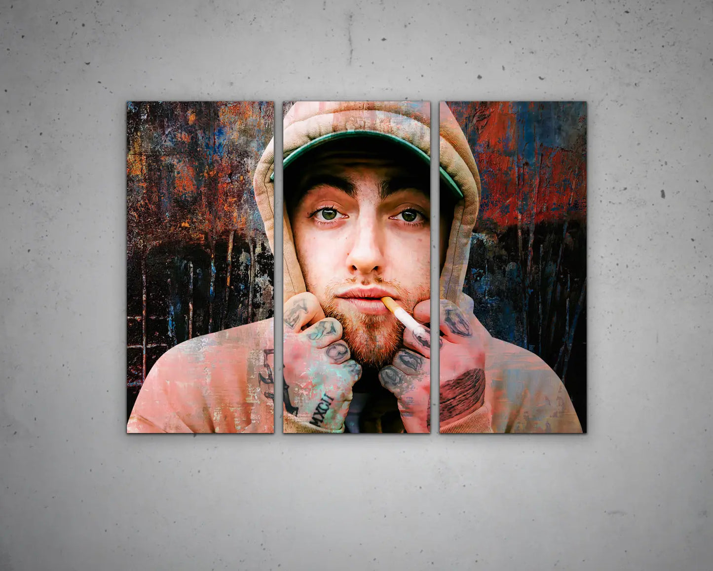 Mac Miller Multicolour Wall Art 