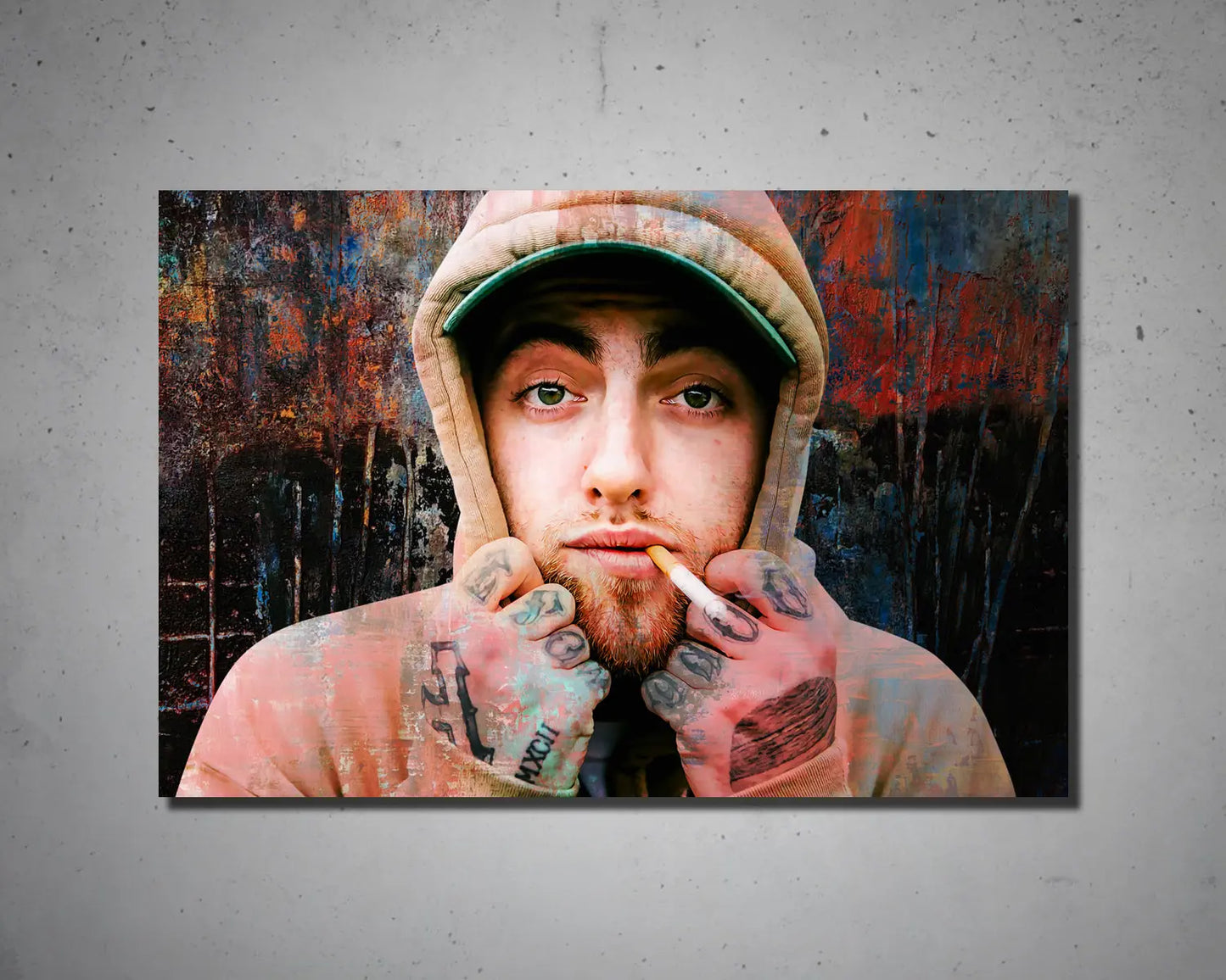 Mac Miller Multicolour Wall Art 