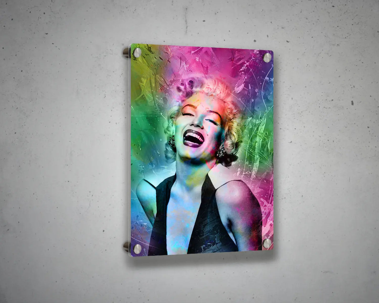 Marilyn Monroe Multicolour Wall Art 