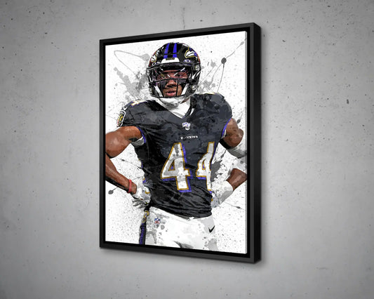 Marlon Humphrey Splash Effect Canvas Art