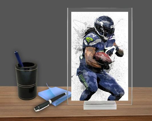 Marshawn Lynch Splash Effect Acrylic Table Top