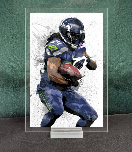Marshawn Lynch Splash Effect Acrylic Table Top
