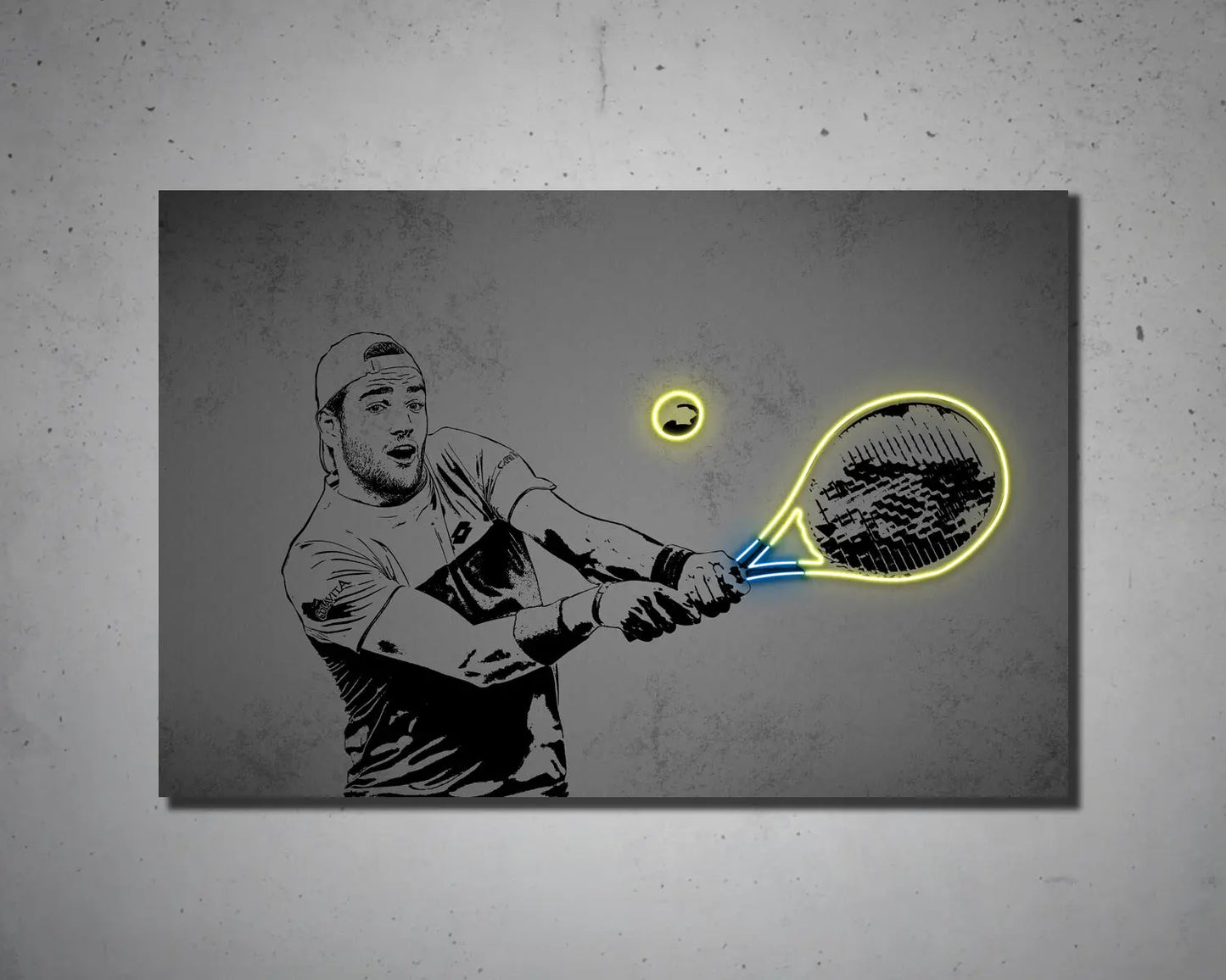 Matteo Berrettini Canvas Wall Art 