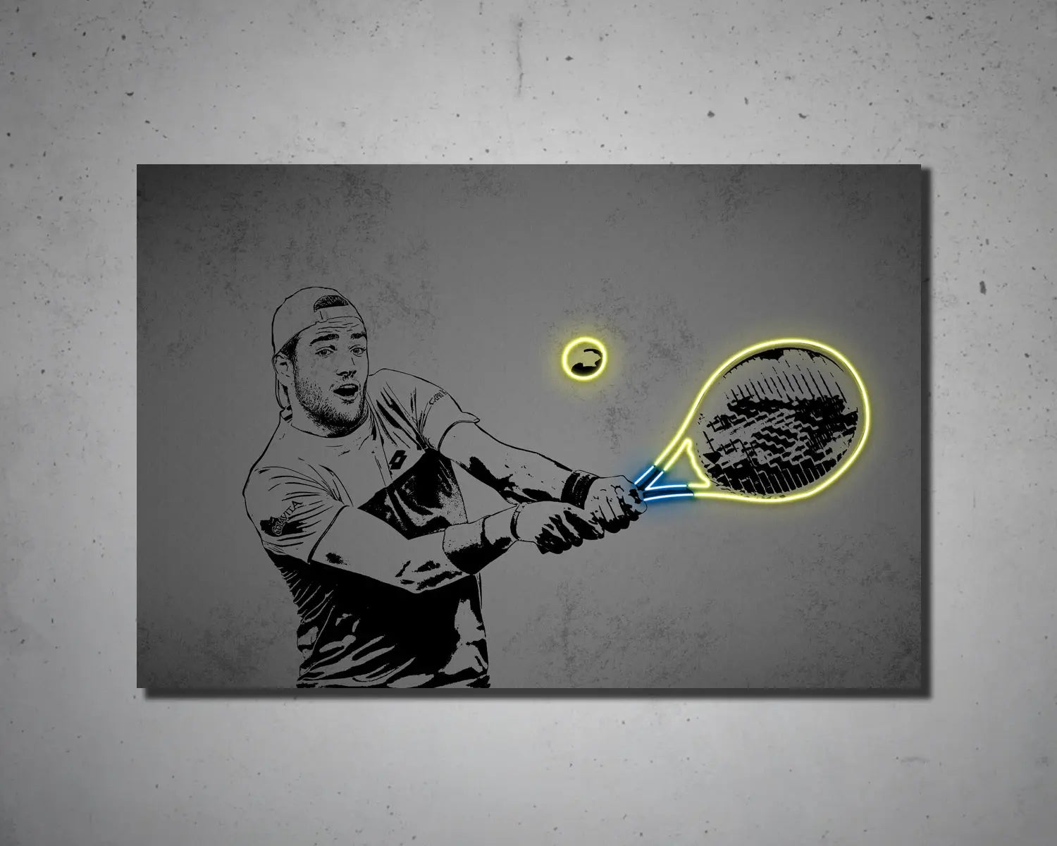 Matteo Berrettini Canvas Wall Art 