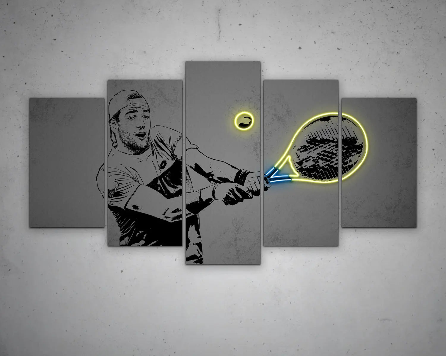 Matteo Berrettini Canvas Wall Art 