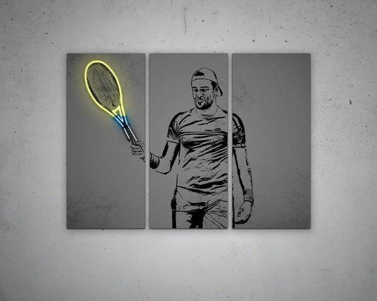 Matteo Berrettini Canvas Wall Art