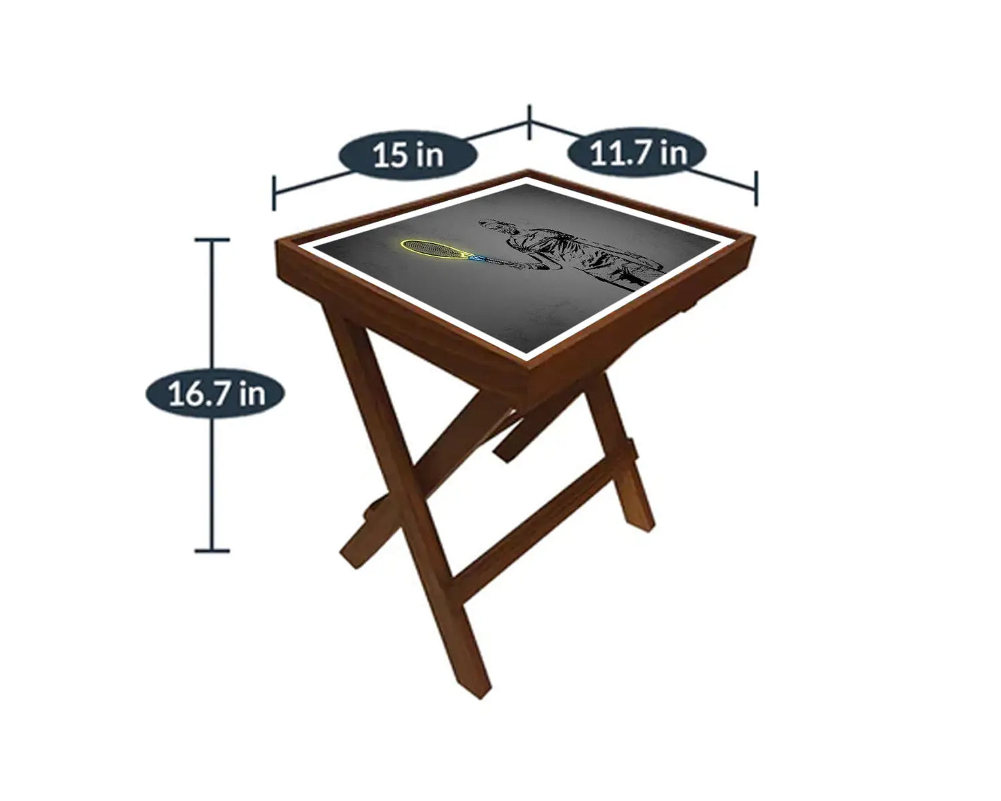 Matteo Berrettini Neon Effect Coffee and Laptop Table 