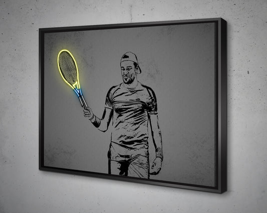 Matteo Berrettini Canvas Wall Art