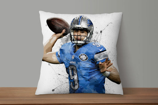 Matthew Stafford Splash Effect Pillow