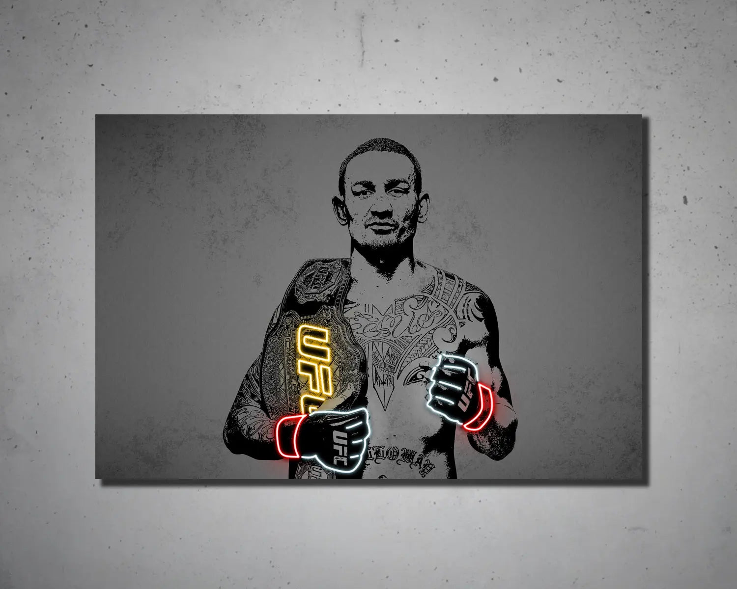 Max Holloway Canvas Wall Art 