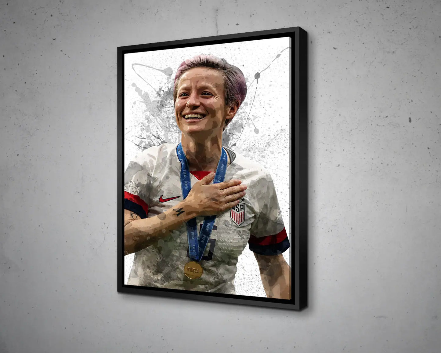 Megan Rapinoe Canvas Wall Art 