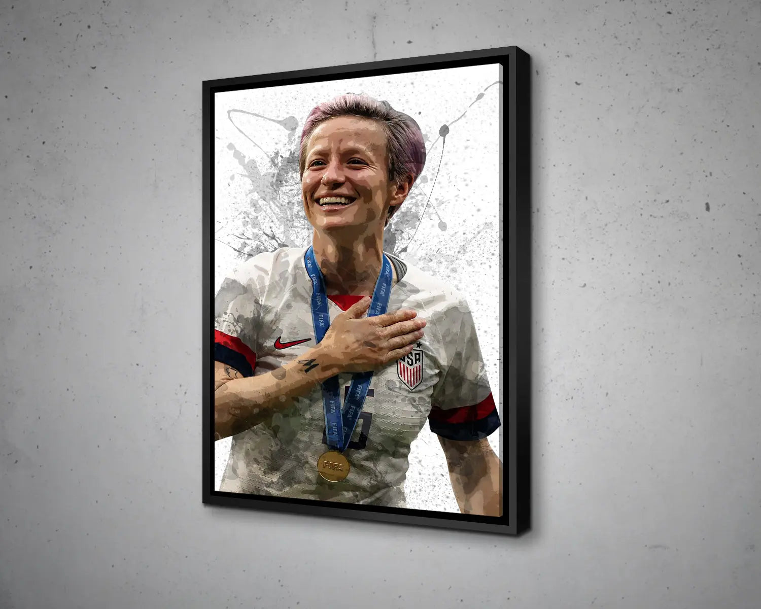 Megan Rapinoe Canvas Wall Art 