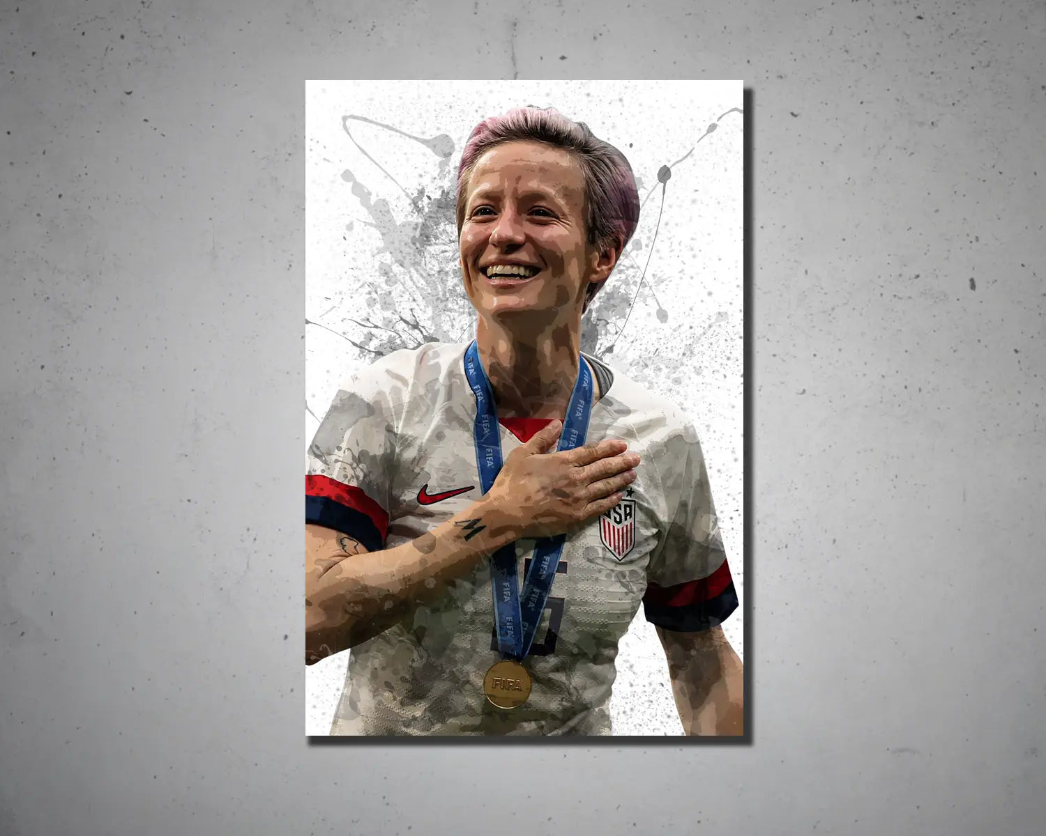 Megan Rapinoe Canvas Wall Art 
