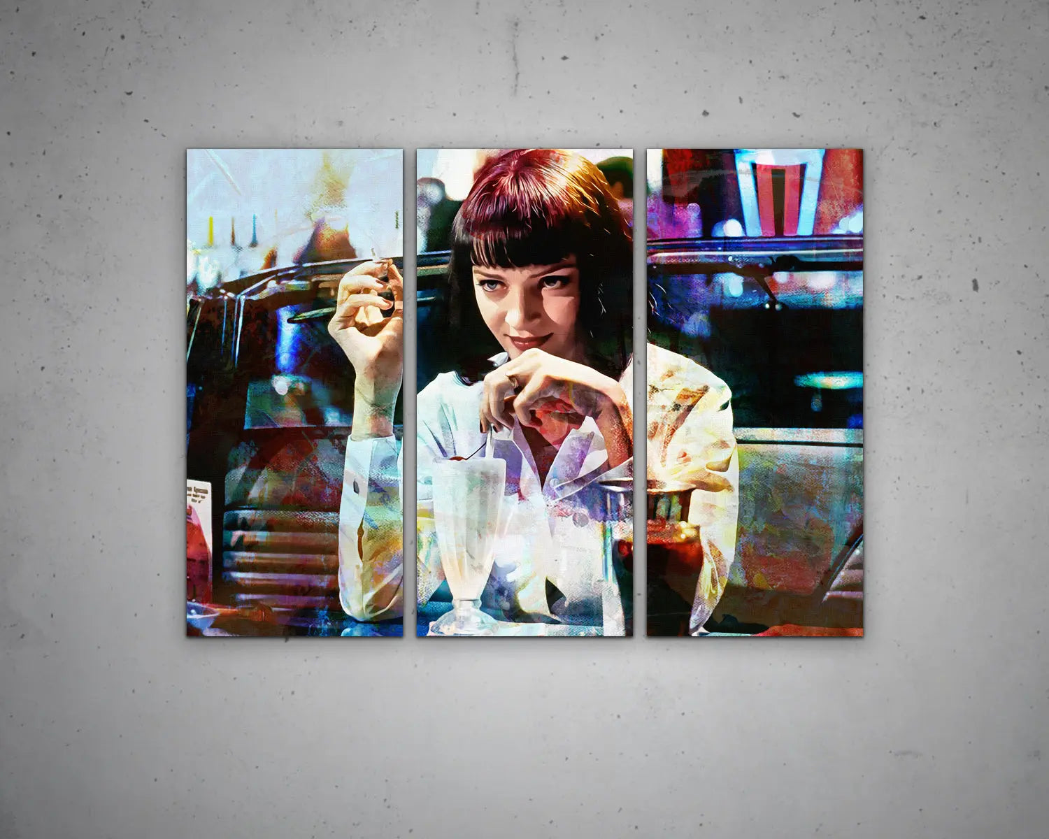 Mia's Milkshake Multicolour Wall Art 