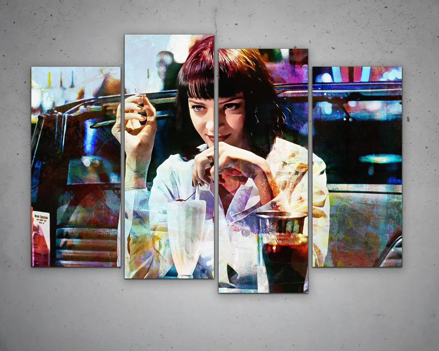 Mia's Milkshake Multicolour Wall Art 