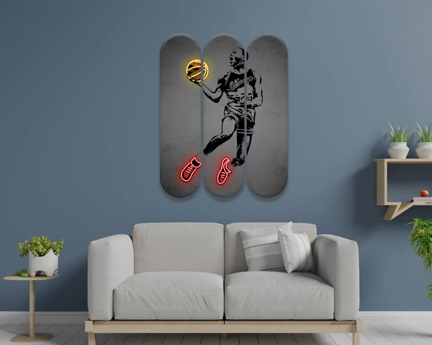 Michael Jordan Acrylic Skateboard Wall Art 