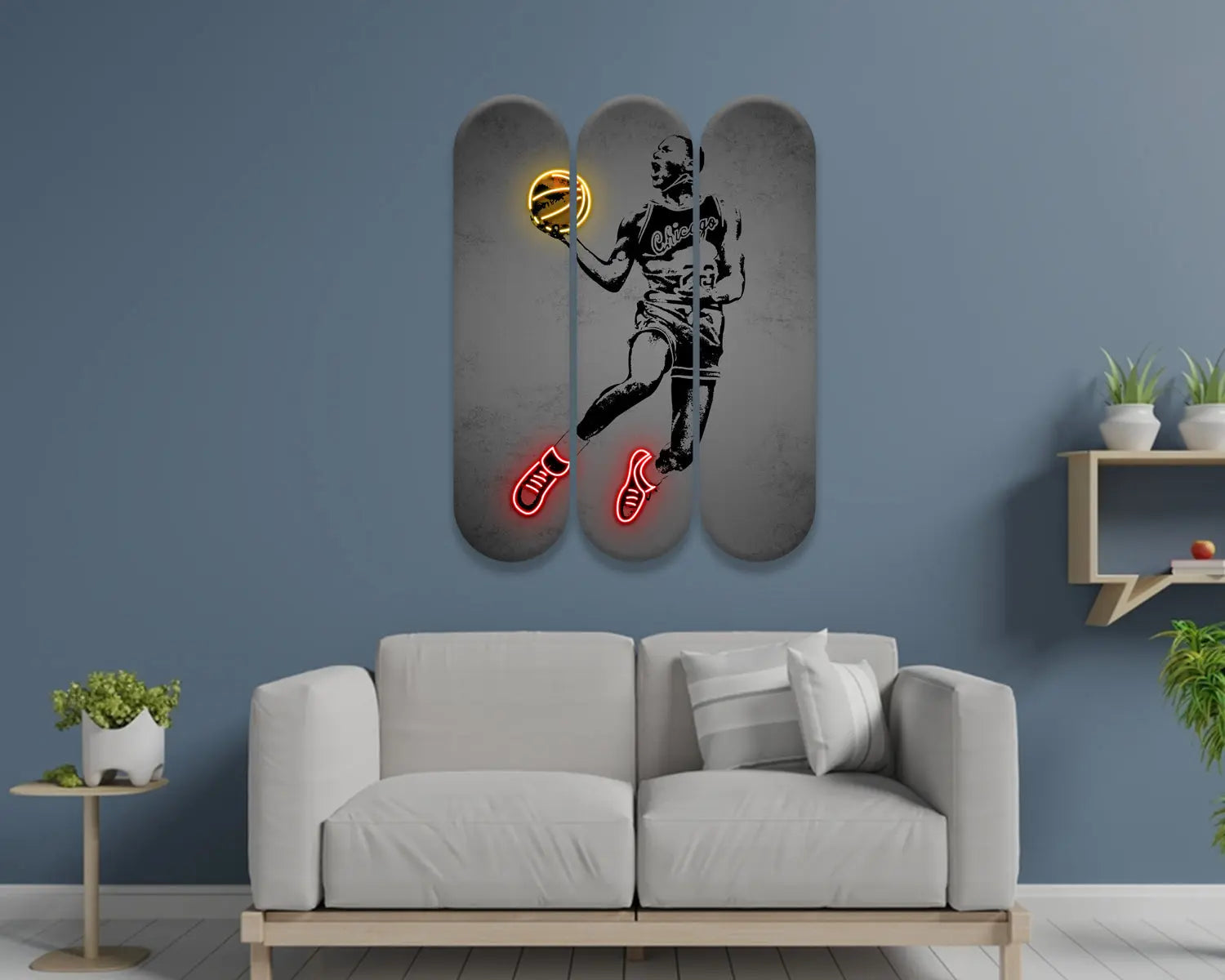 Michael Jordan Acrylic Skateboard Wall Art 