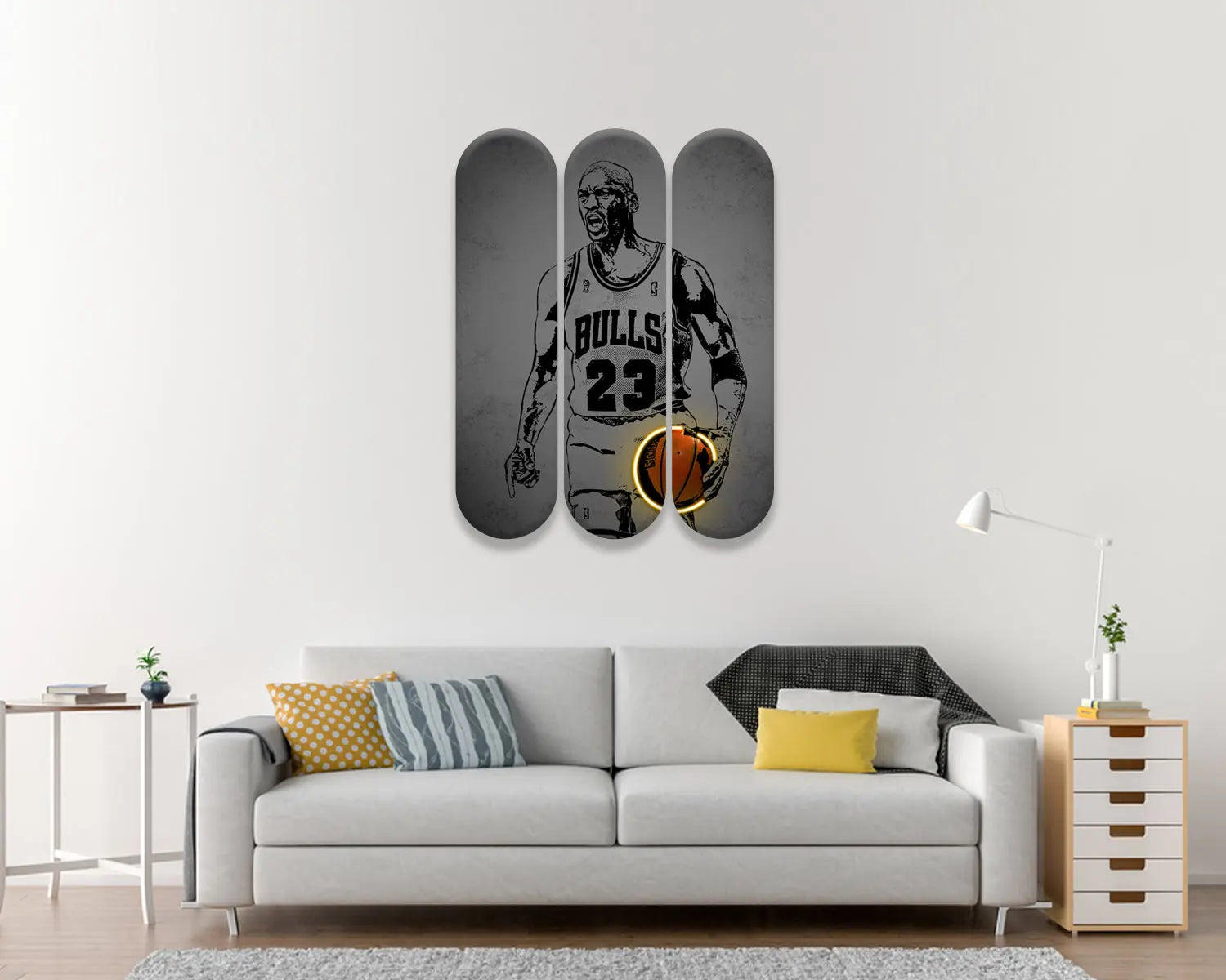 Michael Jordan Acrylic Skateboard Wall Art 